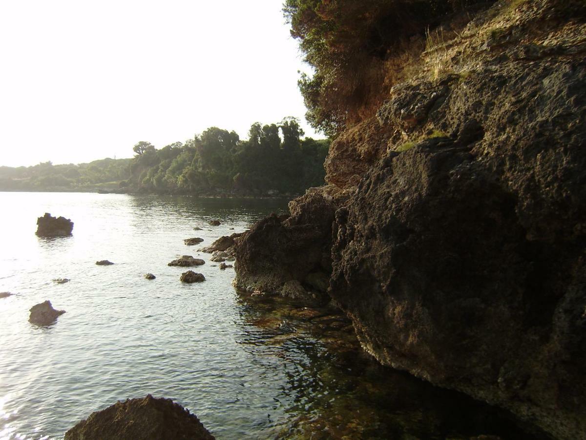 Mercouri Stone Cottage Korakochori Bagian luar foto