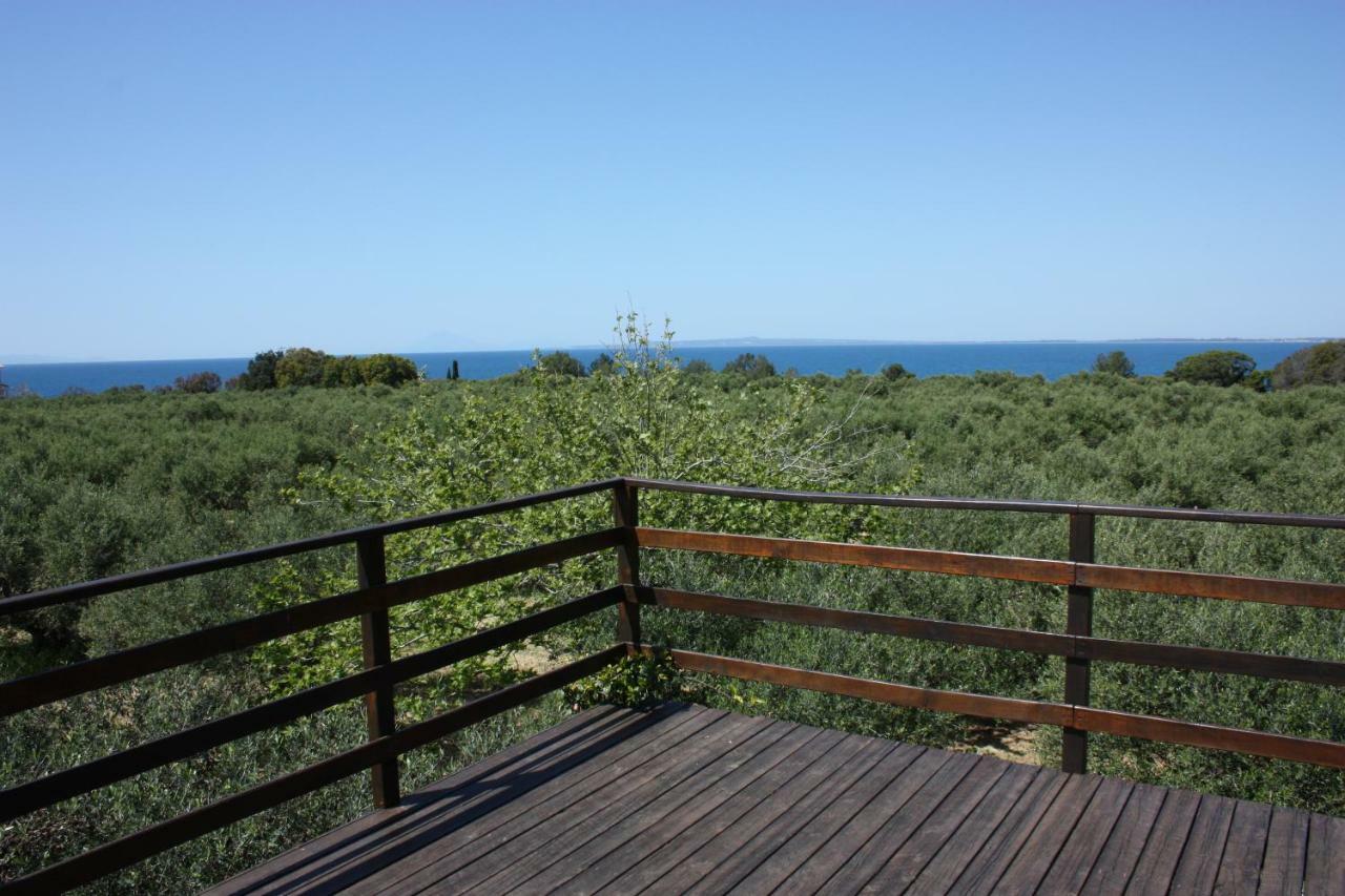 Mercouri Stone Cottage Korakochori Bagian luar foto